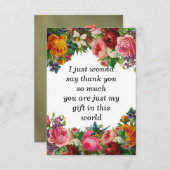 お礼カード サンキューカード (正面/裏面)