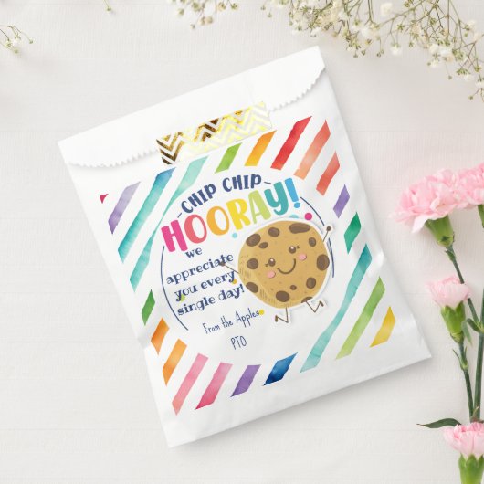 お礼クッキーの好意ギフトあなたは最高の フェイバーバッグ (封をした状態)