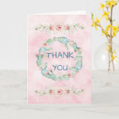 お礼ノートウォーターカラーサボテン カード (黄色い花)