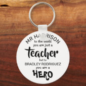 お礼先生 キーホルダー (正面)