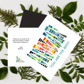 お礼最高のを言う ポストカード