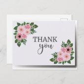 お礼状のカード ポストカード (正面/裏面)