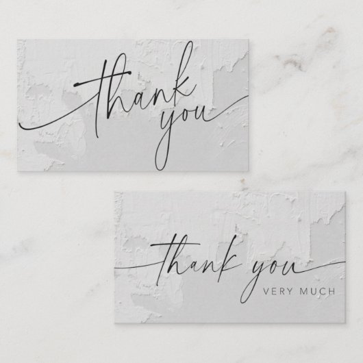 お礼状カード プロのデザイン 卒業式用 名刺 (正面/裏面)