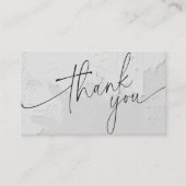 お礼状カード プロのデザイン 卒業式用 名刺 (正面)