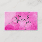 お礼状カード プロのデザイン 卒業式用 名刺 (正面)