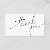 お礼状カード プロのデザイン 卒業式用 名刺 (正面)