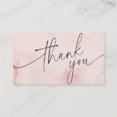 お礼状カード プロフェッショナルな卒業式 名刺 (正面)