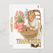 お礼状 ポストカード (正面/裏面)