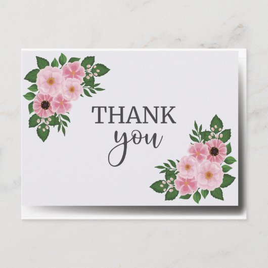 お礼状 ポストカード (正面)