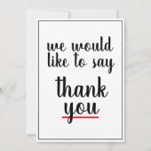 お礼申し上げます   サンキューカード (正面)