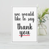 お礼申し上げます   サンキューカード (スタンド正面)