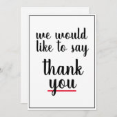 お礼申し上げます   サンキューカード (正面/裏面)