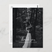 お礼結婚のフォトカードはがき ポストカード (正面/裏面)