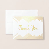 お礼結婚を 箔カード (封筒付き正面)