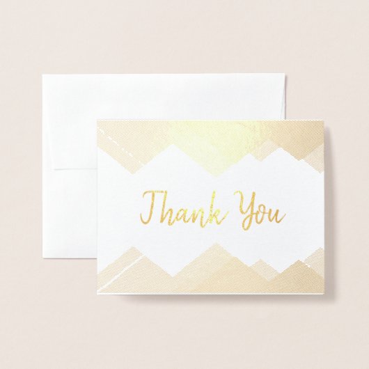 お礼結婚を 箔カード (封筒付き正面)