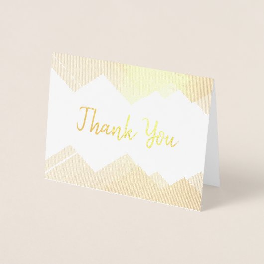 お礼結婚を 箔カード (正面)