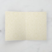 お礼/あいさつ文聖なる書物、 経典ノートカード サンキューカード (内部)