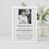 お礼、お悔やみカード、紛失サンキューカード サンキューカード (スタンド正面)