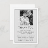 お礼、お悔やみカード、紛失サンキューカード サンキューカード (正面/裏面)