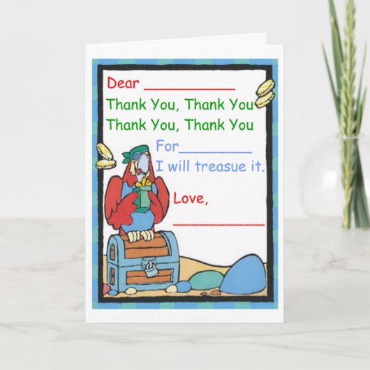 お礼（贈り物） サンキューカード (正面)