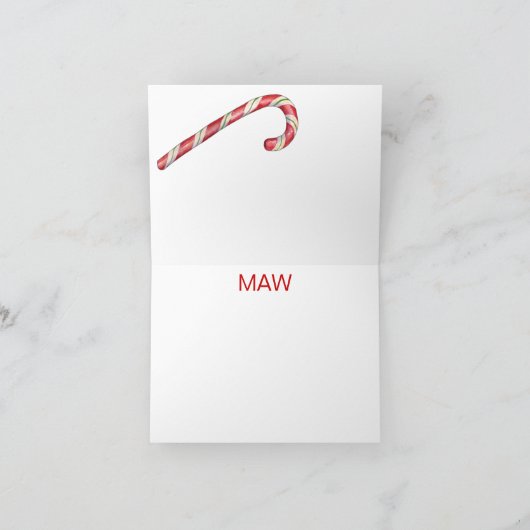 お礼 – SRF サンキューカード (内部)