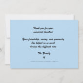 お礼Beautiful Scenery Card サンキューカード (裏面)