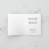 お祈りのハッピーハローウィン カード (内部)