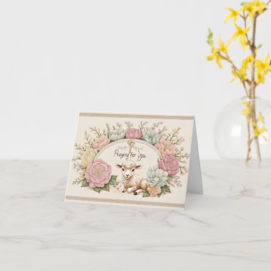 お祈りカード カード (黄色い花)