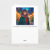 お祈りクリスマス カード (裏面)