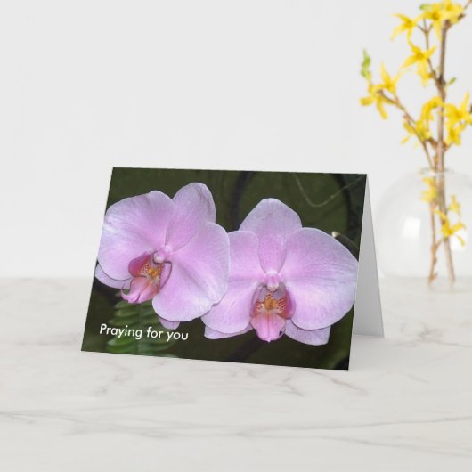 お祈前に カード (黄色い花)