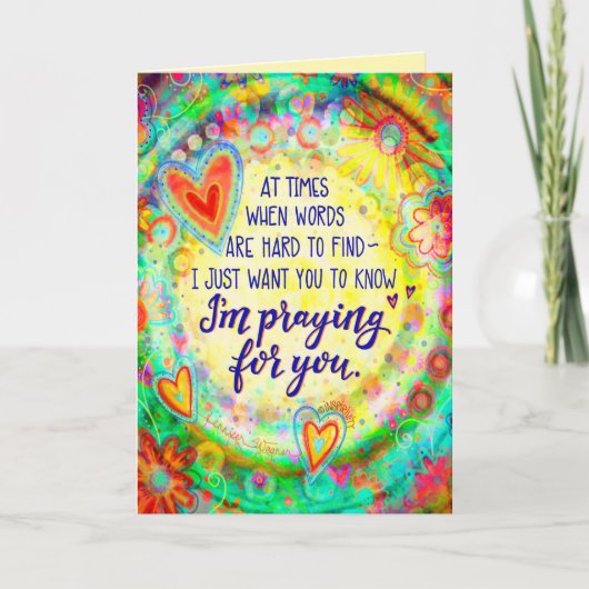 「お祈前のためだ」 カード (正面)