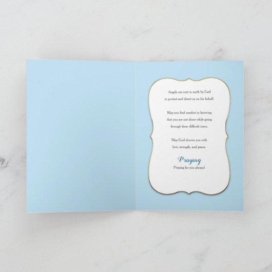 『お祈前の天使の天使の挨拶状』 案内状 (内部)