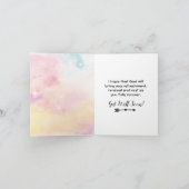 『お祈前は毎日強くなってComfoになる』 カード (内部)