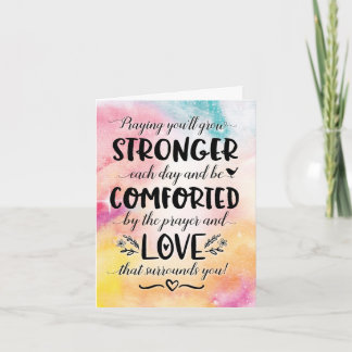『お祈前は毎日強くなってComfoになる』 カード