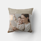 お祝いあなただけのハッピーイースター写真 クッション (裏面)