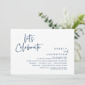 お祝いしよう ウェディングエロープメントパーティー招待状 招待状 (スタンド正面)