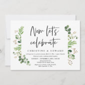 お祝いしよう ウェディングエロープメントパーティ 招待状 (正面)