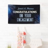 お祝いしよう！オーダーメイドの婚約パーティー 横断幕 (インサイチュ)