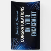 お祝いしよう！オーダーメイドの婚約パーティー 横断幕 (縦)