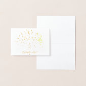 お祝いしよう！ ゴールド箔 ミニカード 箔カード (ディスプレー)