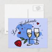 お祝いしよう ポストカード (正面/裏面)