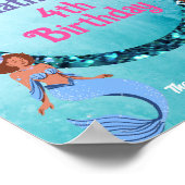 お祝いしよう!人魚テーマ | ポスター (角)