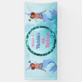 お祝いしよう！人魚テーマ 横断幕 (縦)