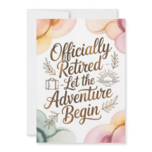 お祝いしよう　引退後の冒険の始まり