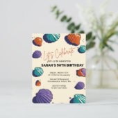 お祝いしよう 招待状テンプレート, 編集可能なサ 招待状 (スタンド正面)