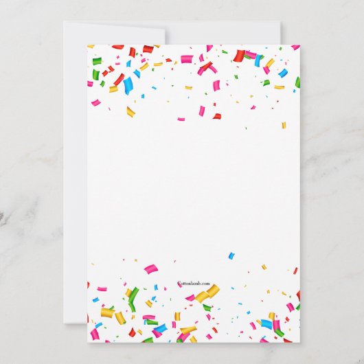 お祝いしよう 招待状 (裏面)