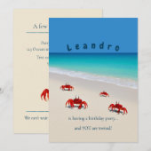 お祝いしよう！ - 有名キッズ招待 招待状 (正面/裏面)