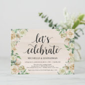 お祝いしよう! 結婚式の挙式・披露宴の招待状 招待状 (スタンド正面)