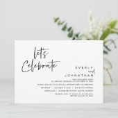 お祝いしよう、結婚式の秘密の会 招待状 (スタンド正面)