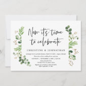 お祝いする時が来ました, ウェディングエロープメント 招待状 (正面)